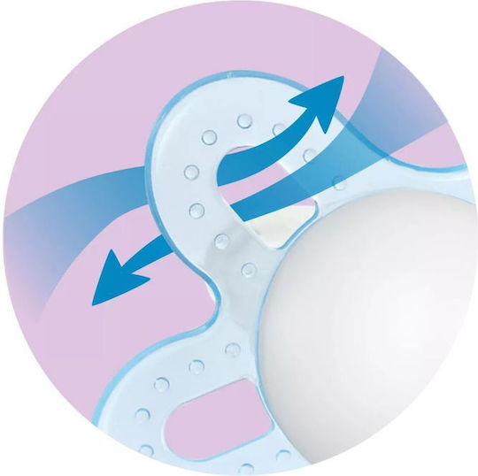 Mam Orthodontic Pacifiers Silicone Hedgehog - Fox - Blue-Beige for 0-2 months 2pcs