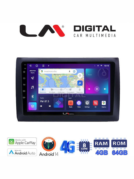 LM Digital Sistem Audio Auto pentru Fiat Stilo 2001 > 2008 (Bluetooth/USB/WiFi/GPS/Apple-Carplay/Android-Auto)