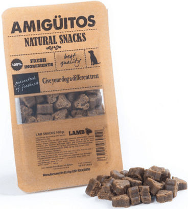 Amiguitos Λιχουδιές με Αρνί για Ενήλικες Γάτες 100gr