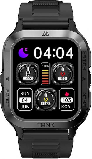 Kospet Stainless Steel Smartwatch (Μαύρο)