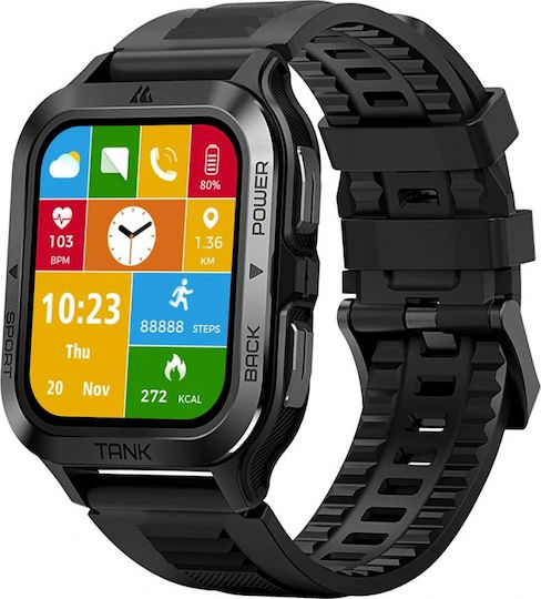 Kospet Stainless Steel Smartwatch (Μαύρο)
