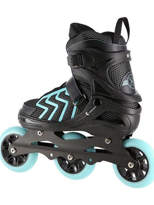 Nils Inline Αυξομειούμενα Rollers Μαύρα Παιδικά