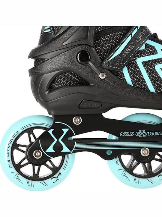 Nils Inline Αυξομειούμενα Rollers Μαύρα Παιδικά