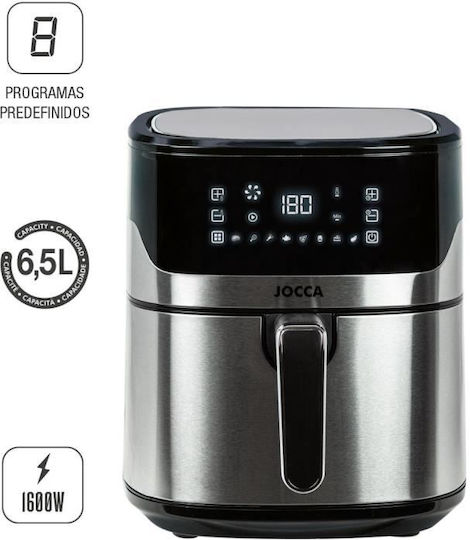 Jocca Air Fryer 6.5lt Ασημί