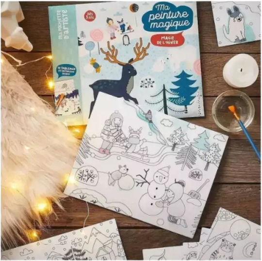 Auzou Malerei Der magische Winter für Kinder 3+ Jahre alt+ Jahre