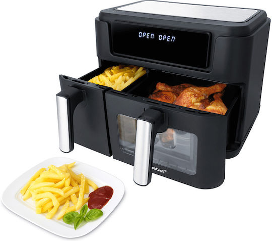 Steba Hf 9500 Duo Friteuză cu aer cu Coș Detașabil Dublu 9.5lt Negru