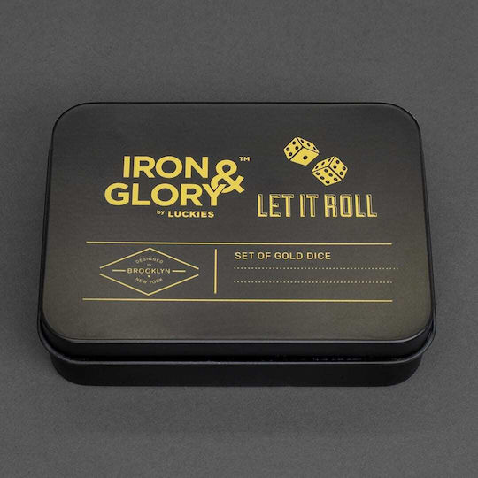 Iron & Glory Let It Roll Sets Gold Dice
