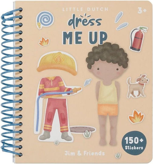 Little Dutch Sticker Album Dress Me Up Jim & Friends for Children 3+ years Years