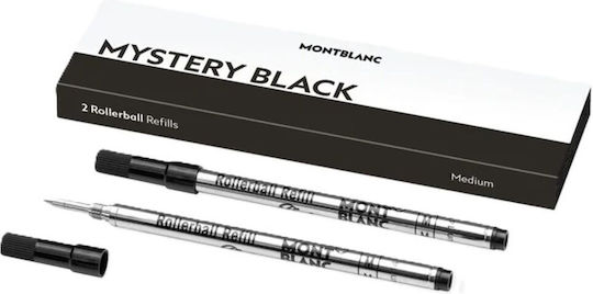 Mont Blanc Replacement Ink for Ballpoint Pen Medium in Black color 2pcs