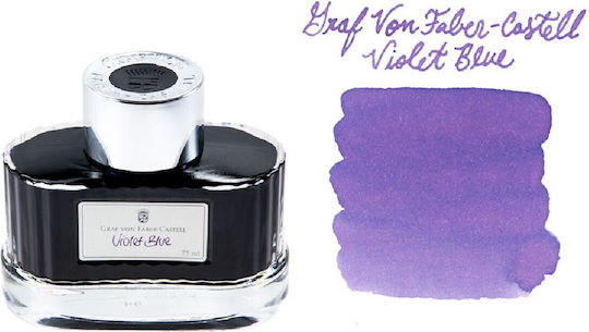 Graf Von Faber-Castell Replacement Ink for Extra Fine Purple Fountain Pen 75ml