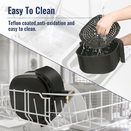 Air Fryer με Wi-Fi 4.8lt Μαύρο