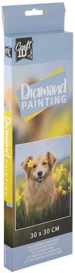 Grafix Σετ Κατασκευής Ζωγραφική με Διαμάντια Dog 30x30cm