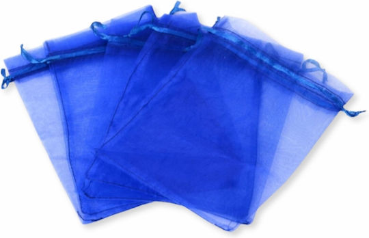 thessPACK Υφασμάτινο Πουγκί για Δώρο Μπλε 7x9εκ. 100τμχ