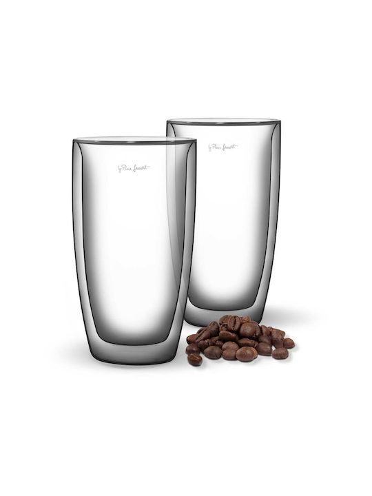 Lamart Set de pahare Cafea / Cafea grecească Freddo din Sticlă 380ml 2buc