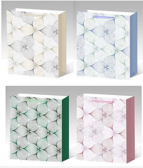 Set Papier Tasche für Geschenk Grüne 12 Stück
