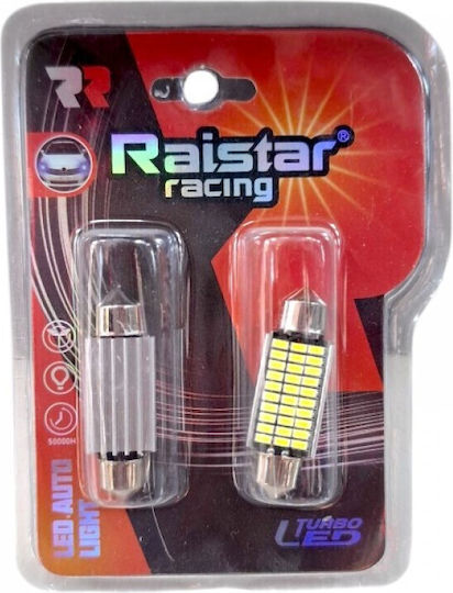 Raistar Λάμπες Αυτοκινήτου LED 6000K Ψυχρό Λευκό 12V 2τμχ