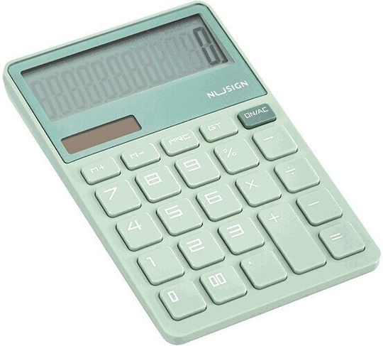 Deli Calculator in Green Color 1pcs