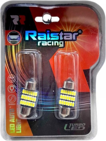 Raistar Λάμπες Αυτοκινήτου LED 6000K Ψυχρό Λευκό 12V 2τμχ
