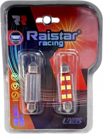 Raistar Lămpi Autoturismului LED 6000K Alb rece 12V 2buc