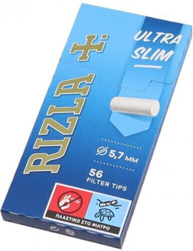 Rizla Филтърни накрайници за цигари Rizla 56бр 5.7мм ултра тънки