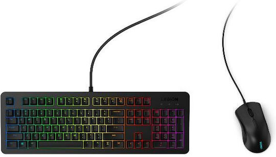 Lenovo Legion KM300 Set Gaming Tastatur mit RGB-Beleuchtung & Maus (Spanisch)