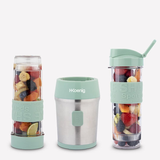HKoenig SMOO Blender Cu Cană Din Plastic 570 Ml Verde