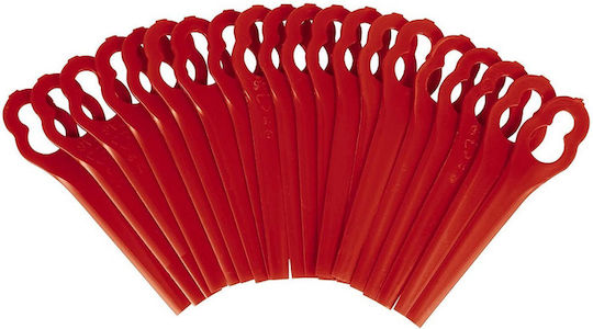 Set 10 Einhell Blades Ge-ct 18 Li Trimmer 6 X 9.5 X 2.5 Cm