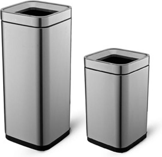 Delta Cleaning Μεταλλικός Κάδος Απορριμμάτων 30lt Inox