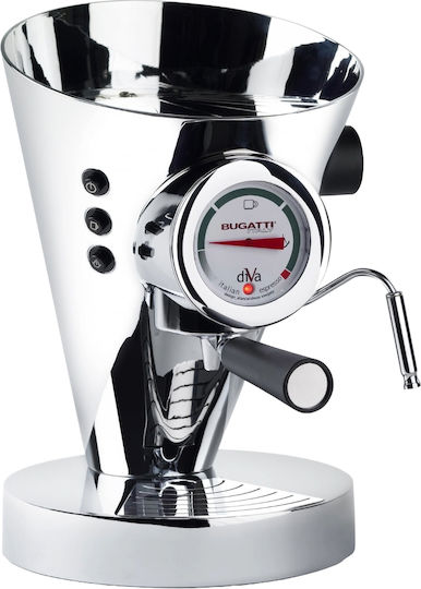 Casa Bugatti Diva Еспресо Кафемашина 950W Налягане 15bar Сребрист