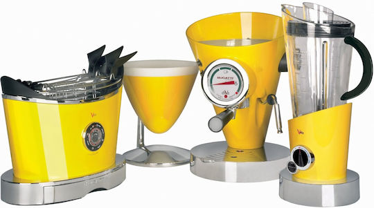 Casa Bugatti Diva Espressoare 950W Presiune 15bar Pentru Cappuccino Galbenă