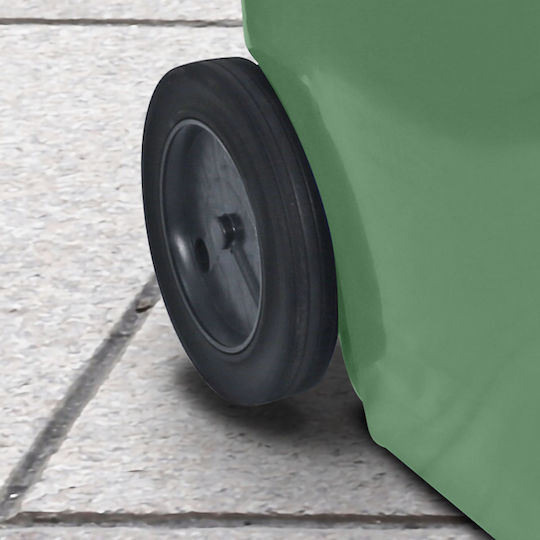 Green City International Plastic Coș de gunoi Deșeuri Coșuri de gunoi cu roți 360lt Gri