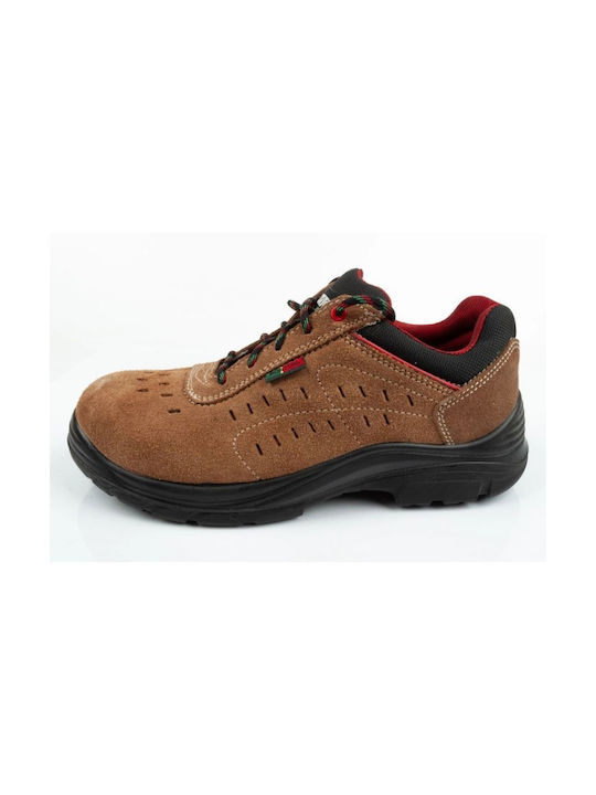 Lavoro Low Safety Brown S1 with Certification P, AN,SRC