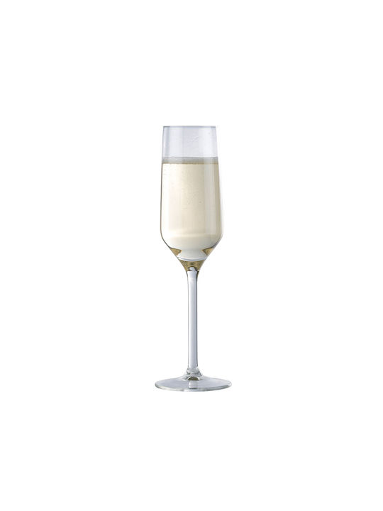Alpina Appliances Set Gläser Champagner aus Glas Mit Stiel 220ml 6Stück