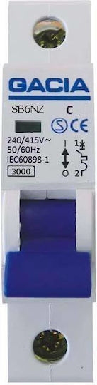 Gacia Automatic Circuit Breaker 10A Single-pole AC 500-42301