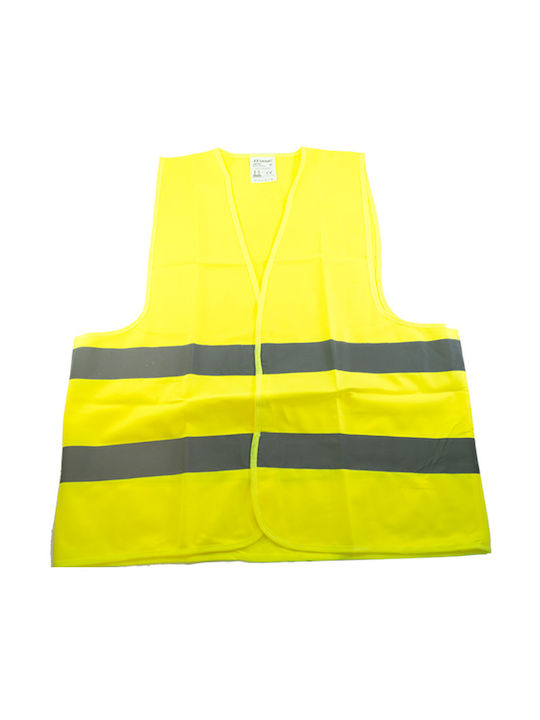 FFG Men's Safety Vest with Reflective Film Yellow Type 3M