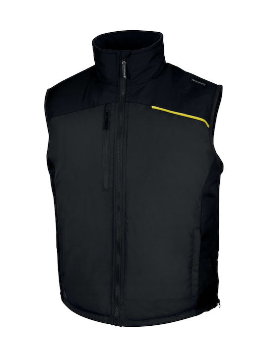 Delta Plus Fidji3 Men's Safety Vest with Fleece Lining Gray