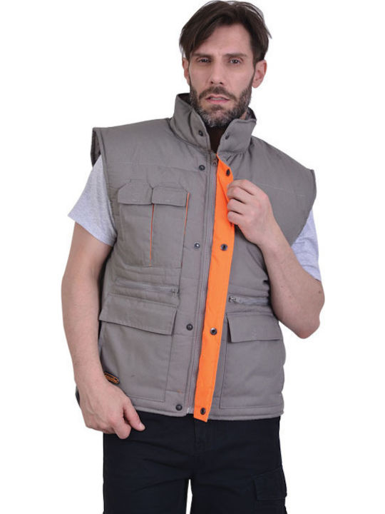 Ergo Men's Safety Vest Gray
