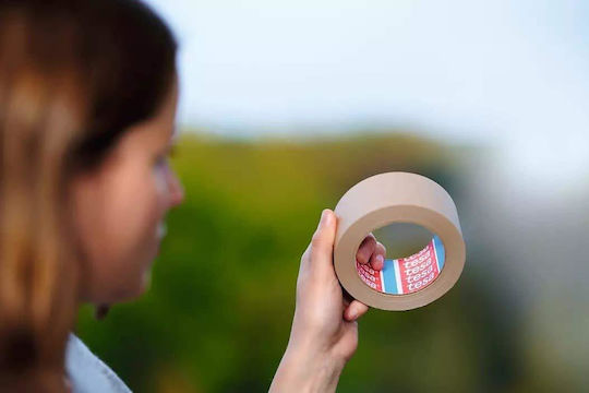 Tesa Verpackungsfolie Geräuscharm 50mm x 50m in Braun Farbe