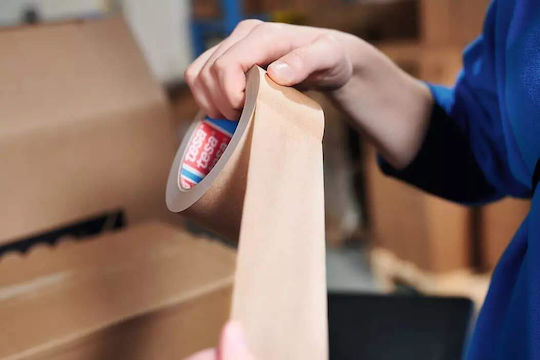 Tesa Verpackungsfolie Geräuscharm 50mm x 50m in Braun Farbe