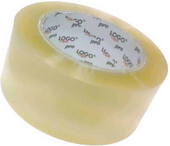 Logo Silent Packaging Film 36mm x 66m Transparent Transparent