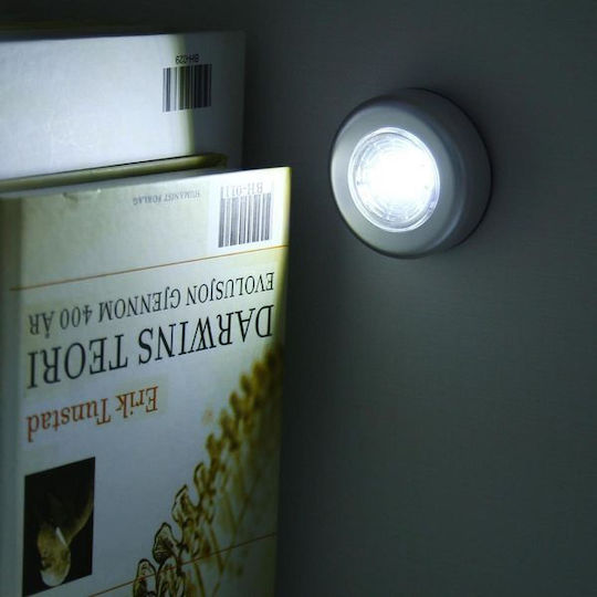 LED Night Light Spot with Battery Powered and Mounting Sticker 1pcs