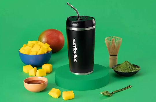NutriBullet Flip Blender With Stainless Steel Jug 590 ml 11.1V Black