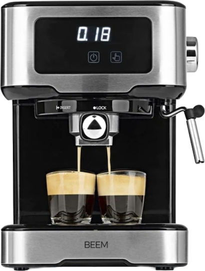 Beem Mașină de Espresso 1100W Presiune 15bar Argintie