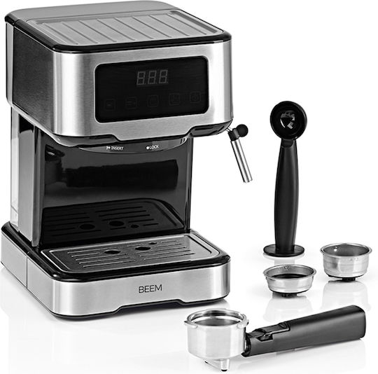 Beem Mașină de Espresso 1100W Presiune 15bar Argintie