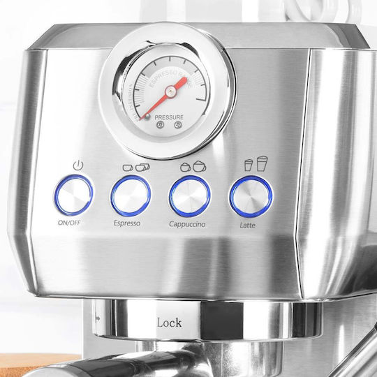 Gastroback Piccolo Pro M Mașină de Espresso 1500W Presiune 20bar pentru Cappuccino Gri