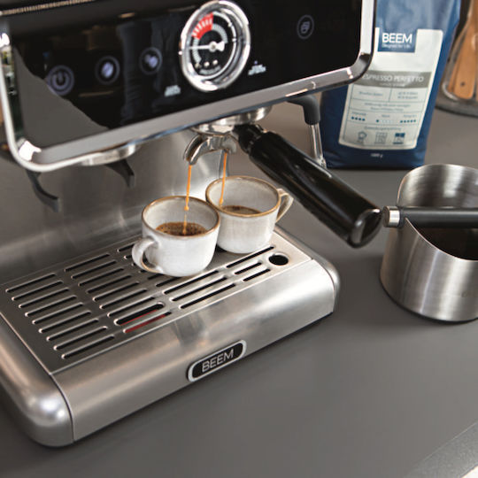 Beem Automat de Espresso 3000W Presiune 15bar Argintie