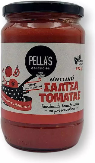 Pella's Delicacies Ντομάτας Κλασική Παραδοσιακή Σάλτσα Τομάτας 690gr