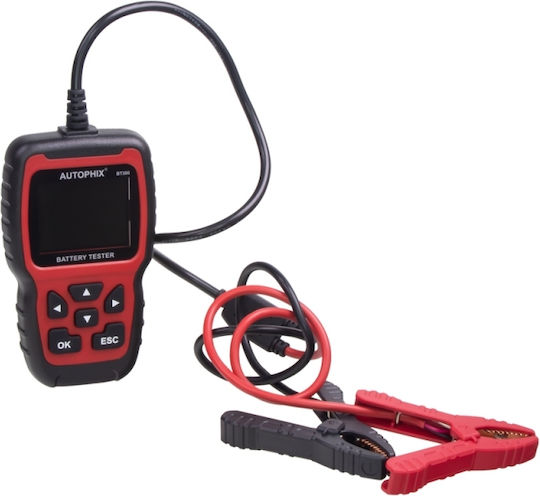Autophix Bt300 Авто Тестер Акумулатори за Мотоциклети Автомобили Лодки 12v 100-2000 Cca Червен