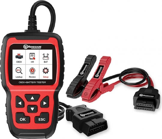 Autophix Bt300pro Auto Tester Clamps Code Reading Battery Tester 12v 100-2000 Cca Red