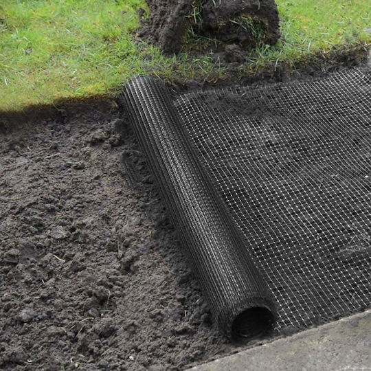 Plasă de grădină anti-dăunători pentru cârtițe 30g/m2 1x100 metri negru